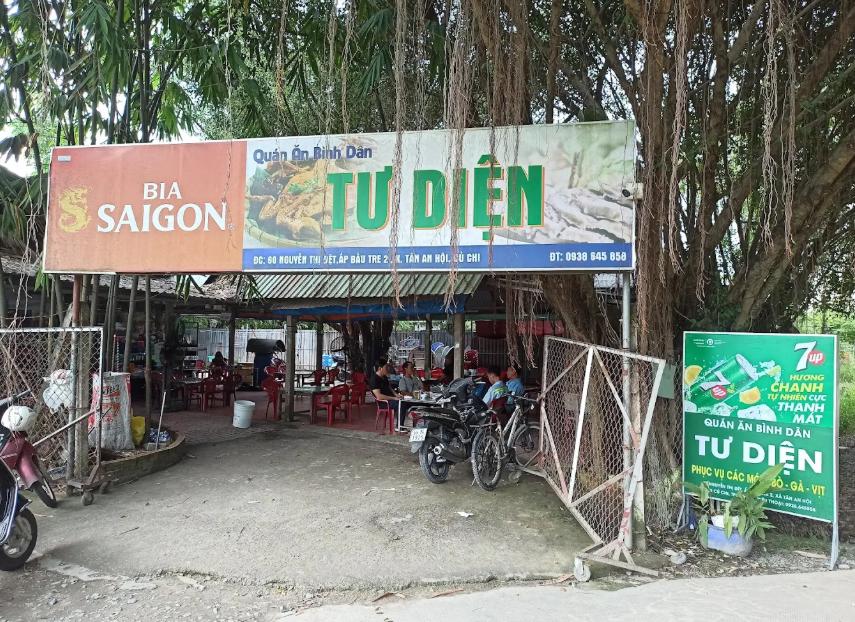 Quán Tư Diện - Quán nhậu Củ Chi giá rẻ