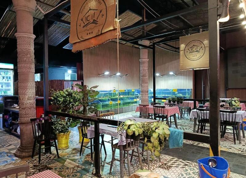 Quán Sài Gòn Xưa và Nay có không gian thoáng mát