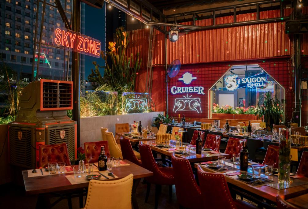 Sky Zone Beer Garden