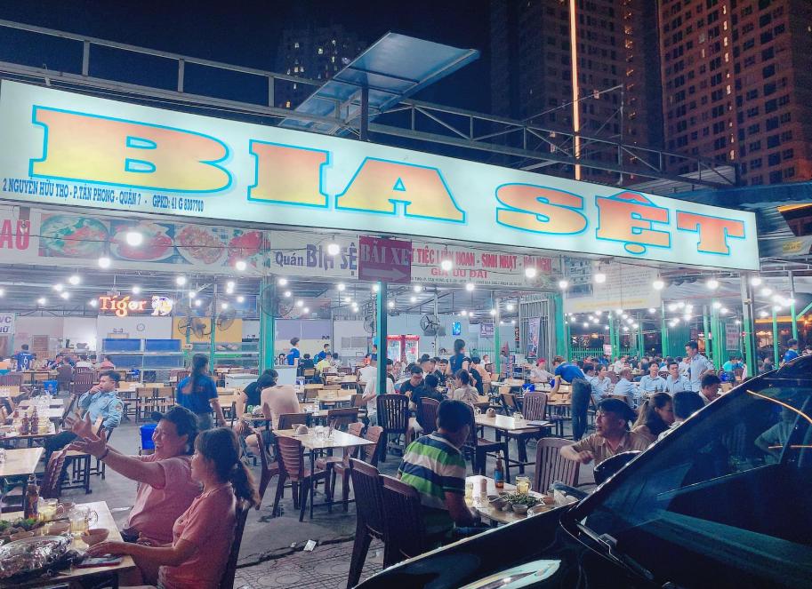 Bia Sệt - Quán nhậu Quận 7 đông khách 