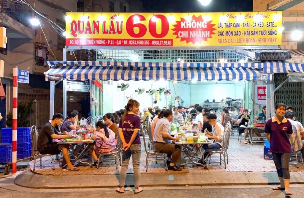 60 Bờ Kè - Quán nhậu Quận 8 chất lượng