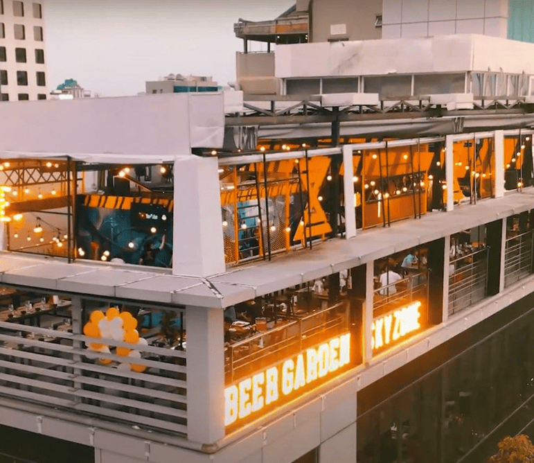 Sky Zone Rooftop Beer Garden