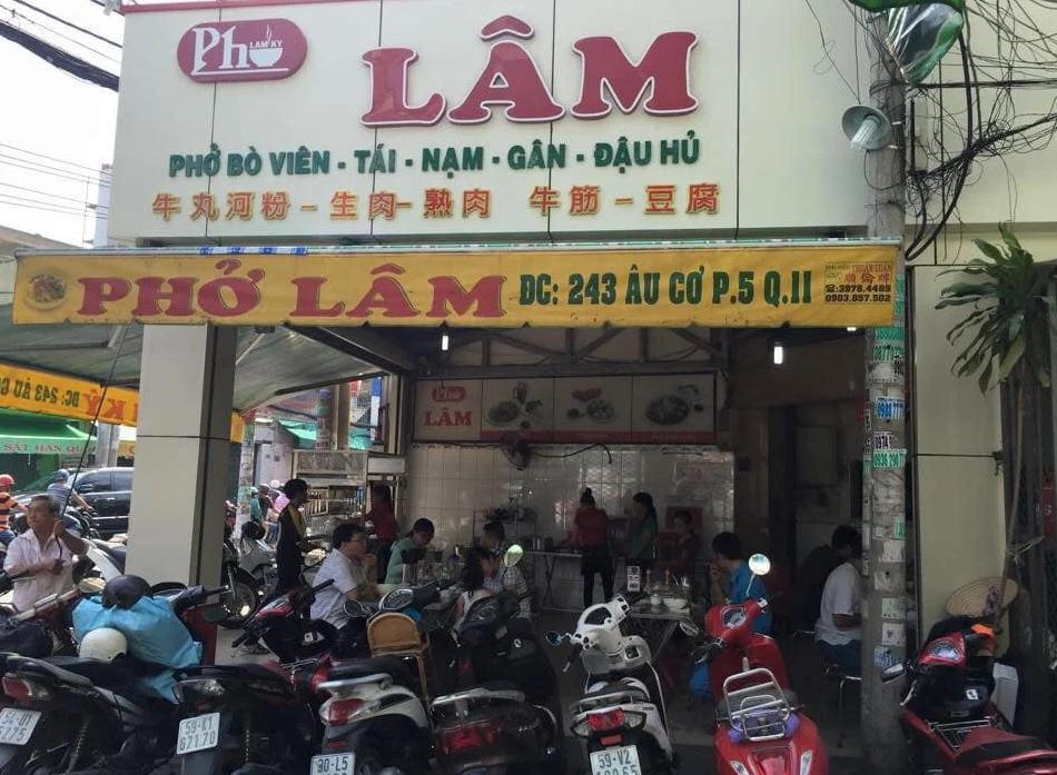 Phở Lâm - Quán ăn sáng Quận 11 ngon đậm đà