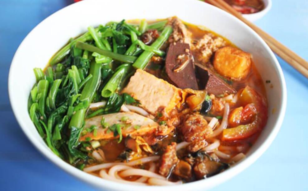 Bún riêu canh bún Mập hấp dẫn