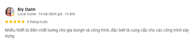 Chị Ely Oanh đánh giá