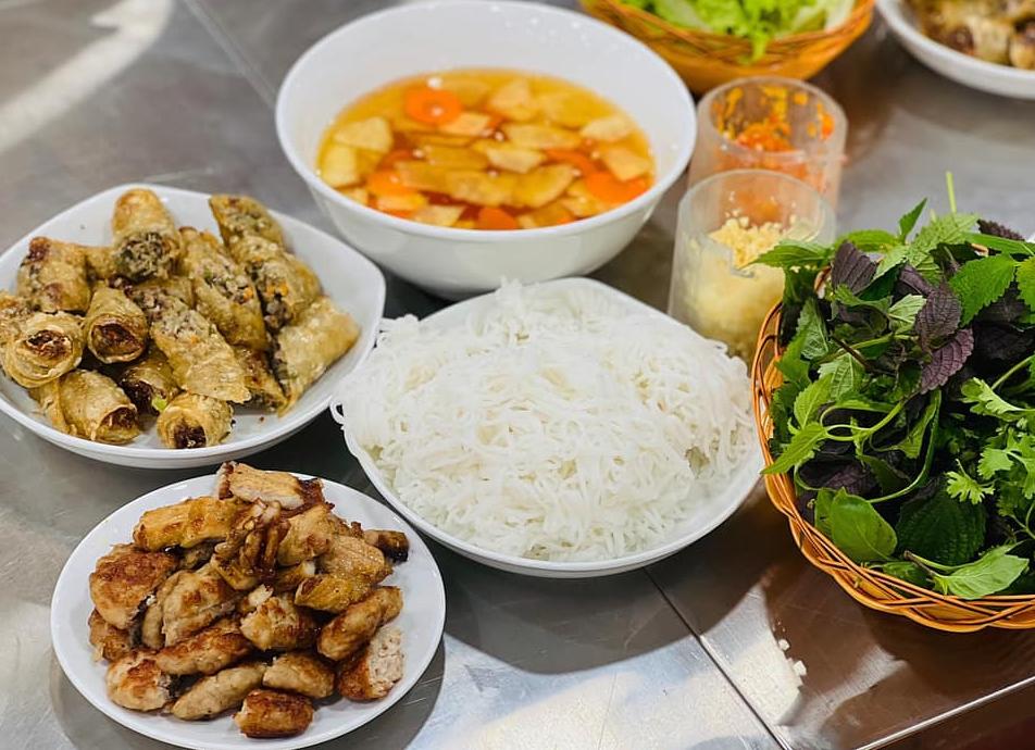 Món bún chả cực kỳ hấp dẫn