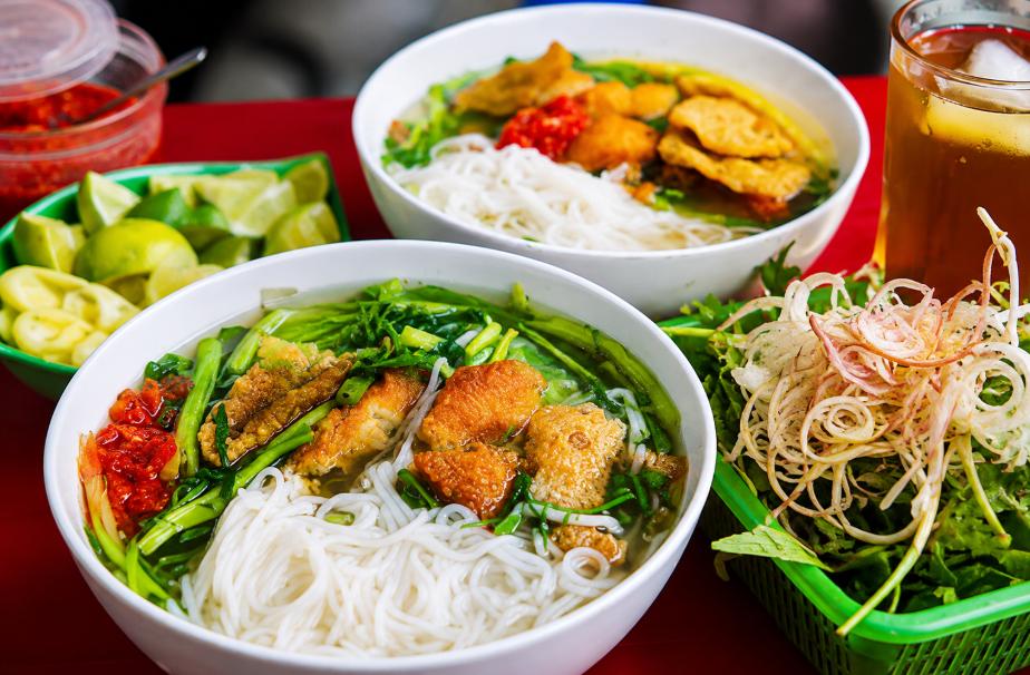 Ngoài ra, Quán Ớt + còn có món bún cá rất ngon miệng