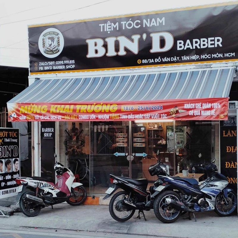 Tiệm tóc nam bin'd barber