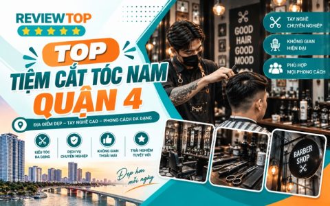 Tiệm cắt tóc nam Quận 4