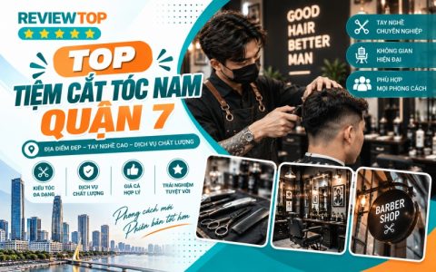 Tiệm cắt tóc nam Quận 7